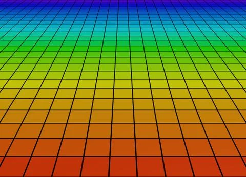 Colour grid Stock Illustration