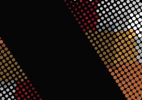 Colour halftone background Stock Illustration