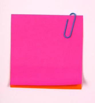 Colour note  paper Stockfoto's