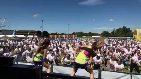 COLOUR OBSTACLE RUSH 3 Stock Footage 135315234