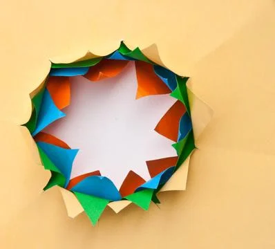 Colour paper Stock Photos