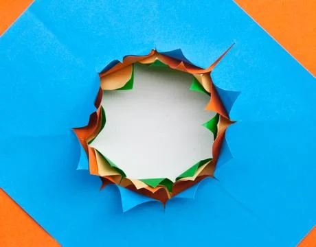 Colour paper Stock Photos