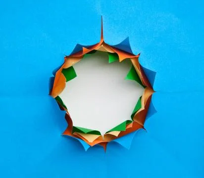 Colour paper Stock Photos