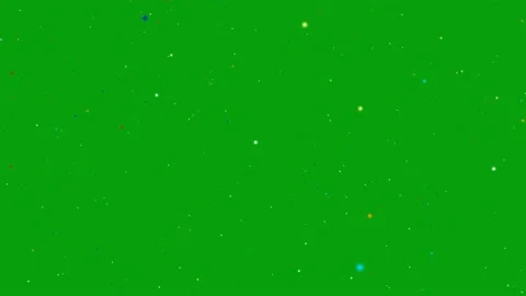 Colour particles through space motion graphics with green screen background Stock Footage 149415717