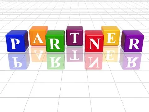 Colour partner Illustrazione stock