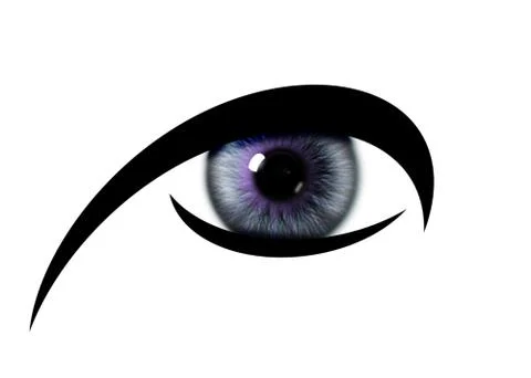 Colour pattern rainbow eye. eye iris textures Stock Illustration