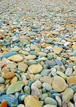Colour pebble Stock Photos