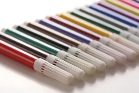 Colour Pen Set Stock Photos