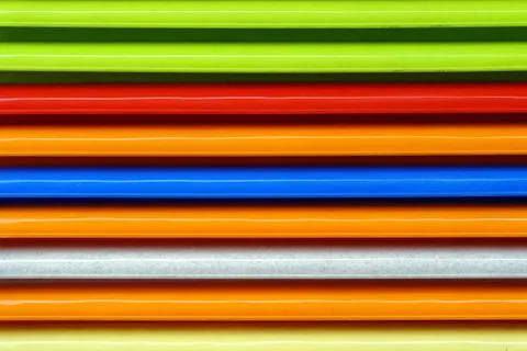 Colour plastic lines Stock Photos