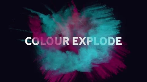 Colour Powder Explode ~ After Effects Project #231695039