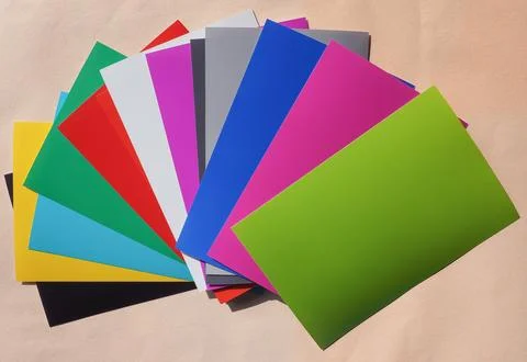 Colour samples Foto stock