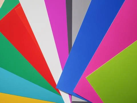 Colour samples Stock Photos