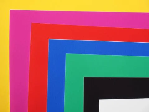 Colour samples Foto stock