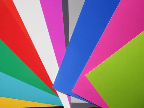 Colour samples Stock Photos