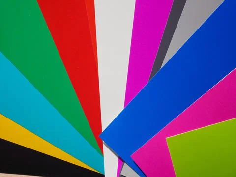 Colour samples Stock Photos
