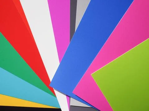 Colour samples Stock Photos