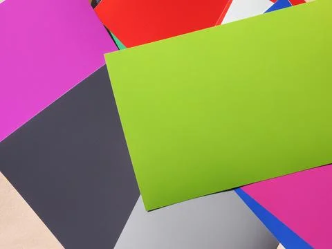 Colour samples Stock Photos