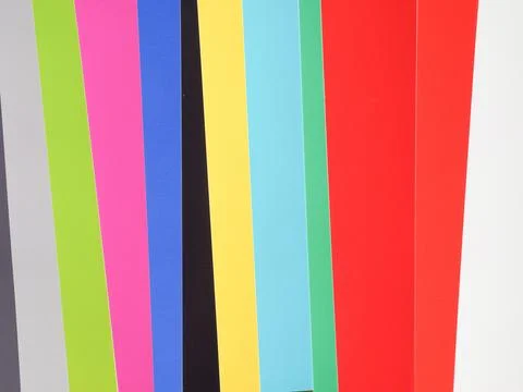 Colour samples Stock Photos