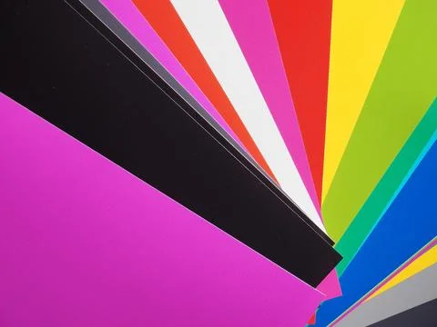 Colour samples Stock Photos