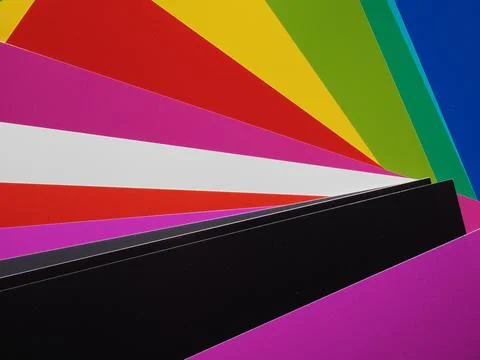 Colour samples Stock Photos