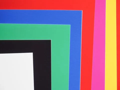 Colour samples Fotos Stock