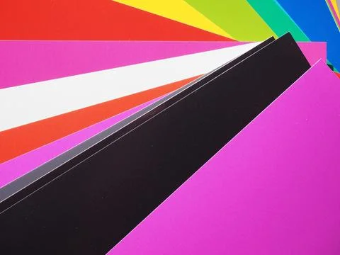 Colour samples Stock Photos