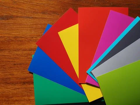 Colour samples Stock Photos