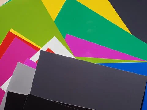 Colour samples Stock Photos