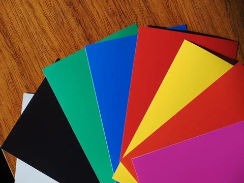 Colour samples Fotos Stock