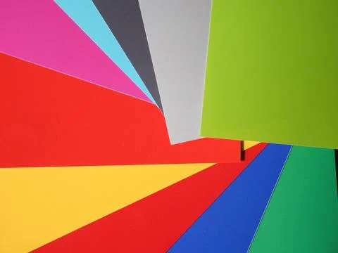 Colour samples Stock Photos