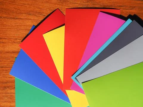 Colour samples Stock Photos