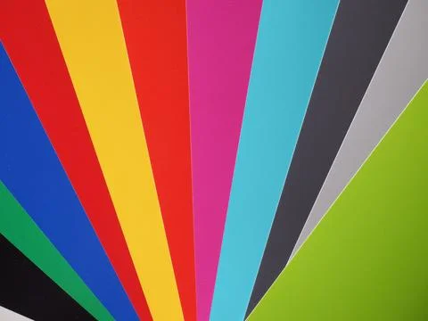 Colour samples Stock Photos