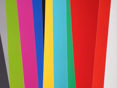 Colour samples Stock Photos