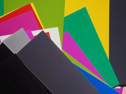 Colour samples Stock Photos