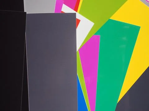 Colour samples Foto stock