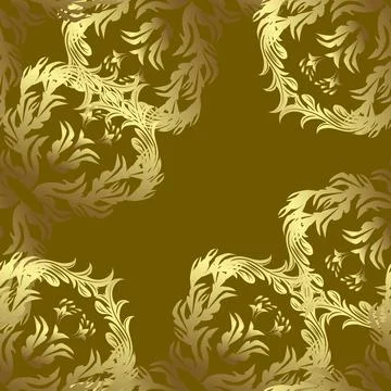 Colour Spring Theme seamless pattern Background. Flat Flower Elements Design. Se 스톡 일러스트