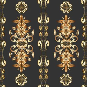 Colour Spring Theme seamless pattern Background. Seamless Floral Pattern in Vect イラスト素材