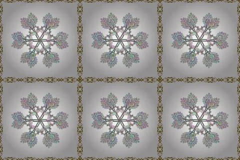 Colour Spring Theme seamless pattern Background. Seamless Floral Pattern in Rast 스톡 일러스트