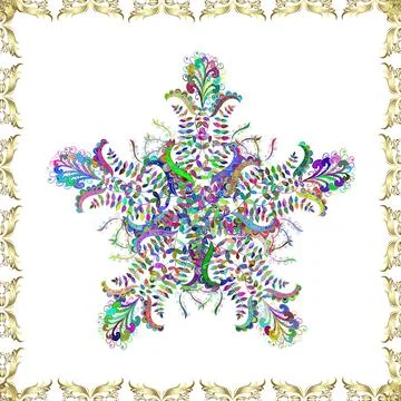 Colour Spring Theme seamless pattern Background. Vector Cute fabric pattern. Fla Stock Illustration