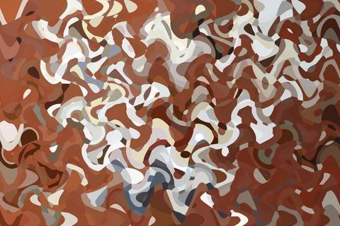 Colour stains wave pattern digital art Canada North America Illustrazione stock