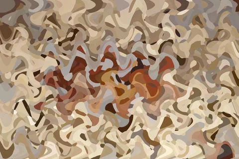 Colour stains wave pattern digital art Canada North America Stock Illustration