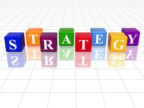 Colour strategy Stock Illustration