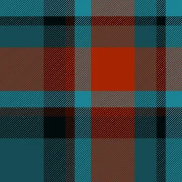 Colour textile vector pattern, bedroom texture tartan fabric. Workshop seam.. Stock Illustration