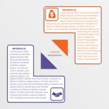 Colour triangles 2 options. Stock Illustration