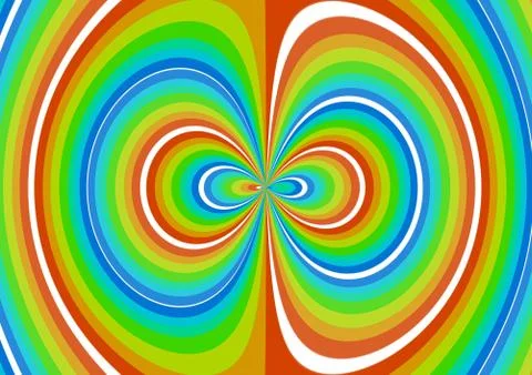 Colour wormhole Stock Illustration