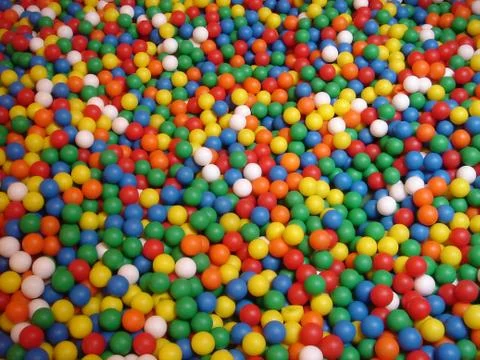 Coloured balls 스톡 사진
