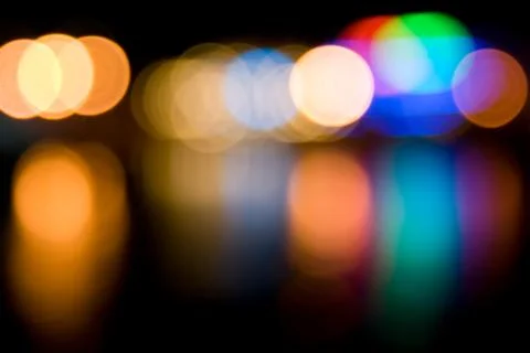 Coloured bokeh background Stock Photos