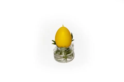 Coloured candles for easter 2023 Stock Photos