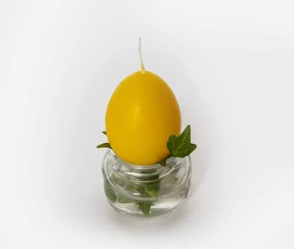 Coloured candles for easter 2023 Stock Photos