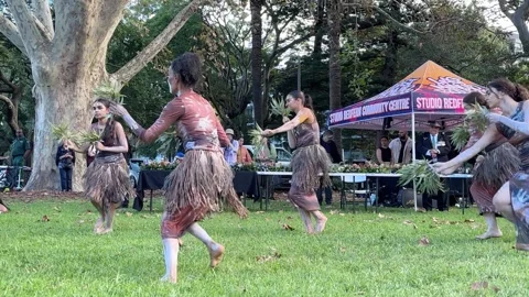 Coloured Digger event and Anzac Day March, Sydney, Australia 스톡 동영상 307589086